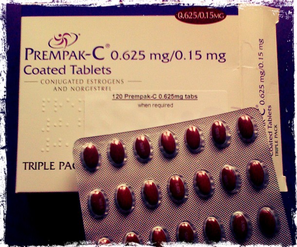Prempak-C HRT box and tablets