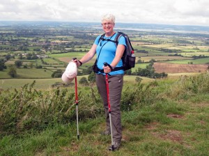 Angie Macdonald on the Cotswold Way