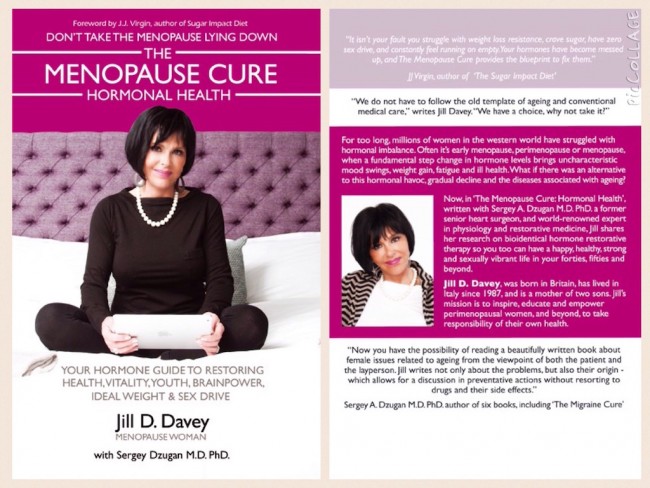 Book cover for The Menopause Cure: Hormonal Health by Jill D. Davey