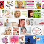 Screenshot of web images of menopause