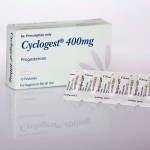 Box of Cyclogest 400mg natural progesterone vaginal pessaries